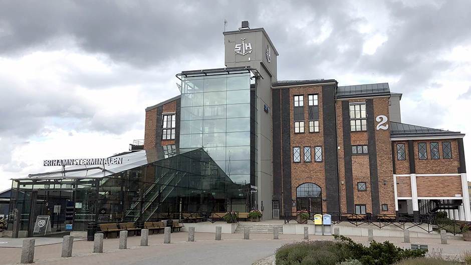 Exteriören på Magasin 2/Frihamnsterminalen i Frihamnen